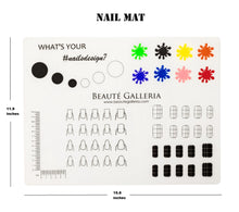Load image into Gallery viewer, Rollable Silicone Nail Art Stamping Mat for Reverse Stamping