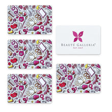 Load image into Gallery viewer, Nail Art Stamping Scraper Card Set, 5 Pack