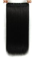 Load image into Gallery viewer, 22 Inches Straight Half Head Clip In Synthetic Hair Extensions