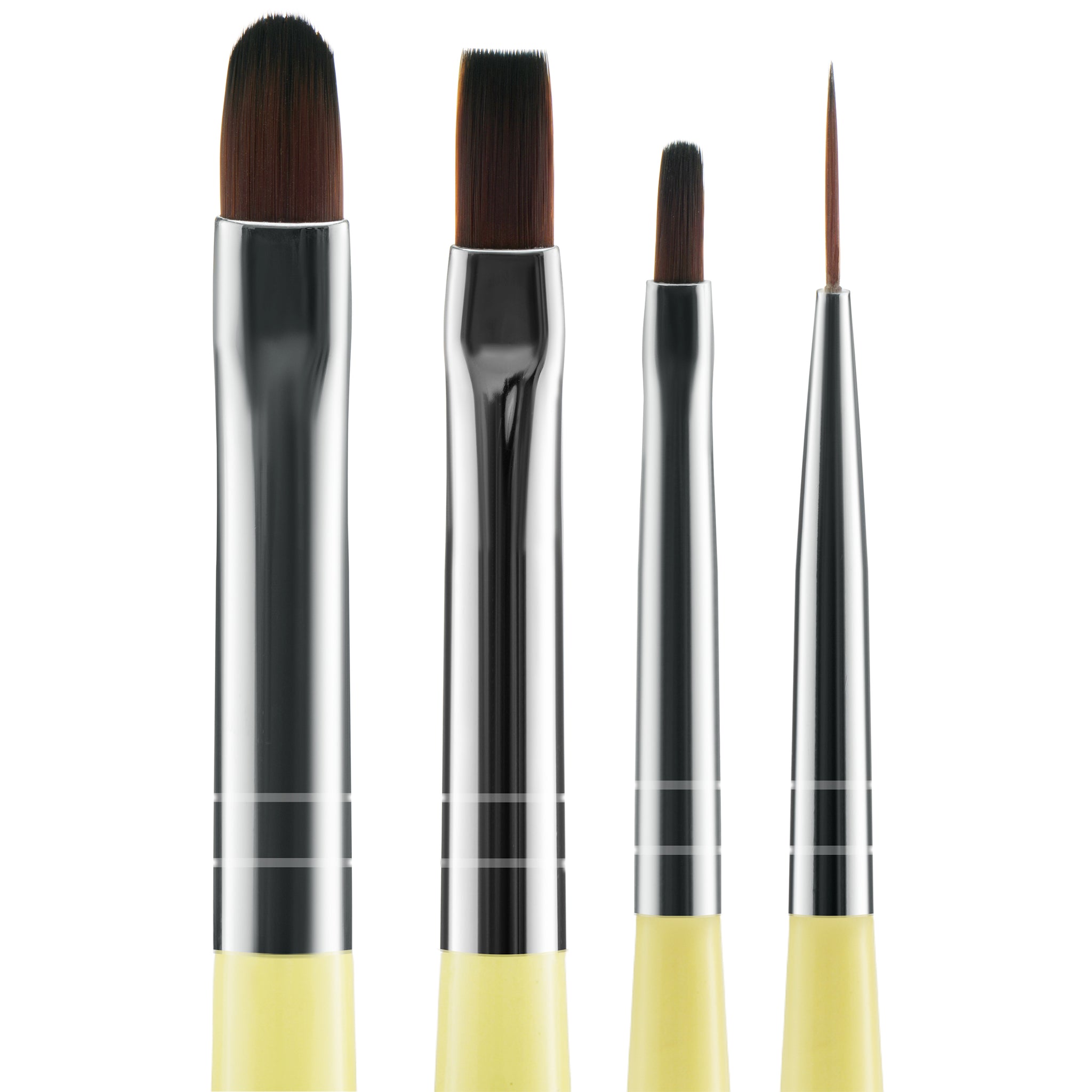 5PCs/Set Acrylic Nail Art UV Gel Carved Pen Brushes Nail Detail Brush Nail  Beauty Tools 