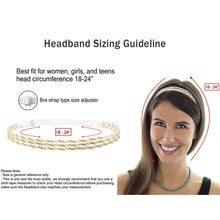 Load image into Gallery viewer, 6pcs Adjustable Braided Headband Women Hair Accessory Disco Hippie Boho Bohemian