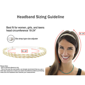 6pcs Adjustable Braided Headband Women Hair Accessory Disco Hippie Boho Bohemian