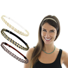 Load image into Gallery viewer, 6pcs Adjustable Braided Headband Women Hair Accessory Disco Hippie Boho Bohemian