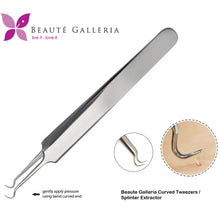 Load image into Gallery viewer, Bend Curved Blackhead Remover Pimple Blemish Extractor