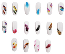 Load image into Gallery viewer, 5 Sheets Nail Art Water Slide Decals Transfer Stickers