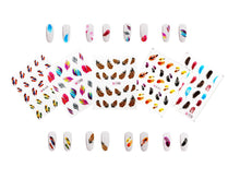 Load image into Gallery viewer, 5 Sheets Nail Art Water Slide Decals Transfer Stickers