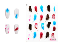 Load image into Gallery viewer, 5 Sheets Nail Art Water Slide Decals Transfer Stickers