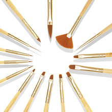 Load image into Gallery viewer, 15 Pieces Nail Art Brush Set
