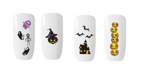 3 Sheets Nail Art Water Slide Decals Transfer Stickers (Halloween Theme)