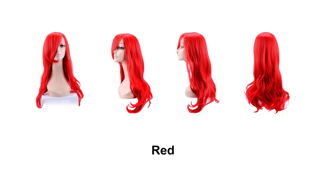 24 Inches Long Loose Curls Heat Resistant Synthetic Wig