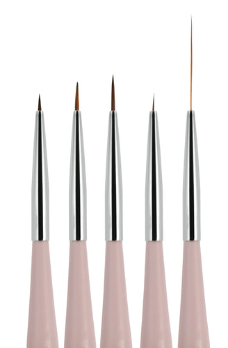 5 Pieces Nail Art Liners and Striping Brushes Set