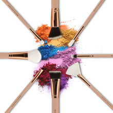 Load image into Gallery viewer, 9 Pieces Makeup Brush Set, Vegan Cruelty-Free Synthetic Bristles