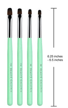 Load image into Gallery viewer, 4 Pieces Gel Nail Brush Set (Size 6, 8, 10, 14)
