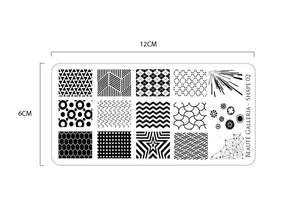 Bundle Premium Nail Art Stamping Set
