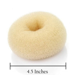 Hair Donut Bun Maker (Beige Color)
