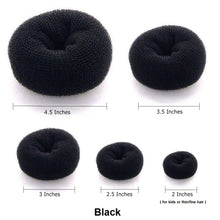 Load image into Gallery viewer, Hair Donut Bun Maker (Black Color)