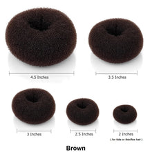 Load image into Gallery viewer, Hair Donut Bun Maker (Brown Color)