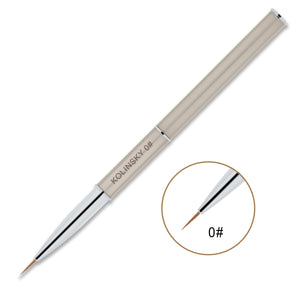 1 Piece Kolinsky Sable Acrylic Nail Art Liner Striping Brush