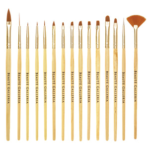 15 Pieces Nail Art Brush Set – Beaute Galleria
