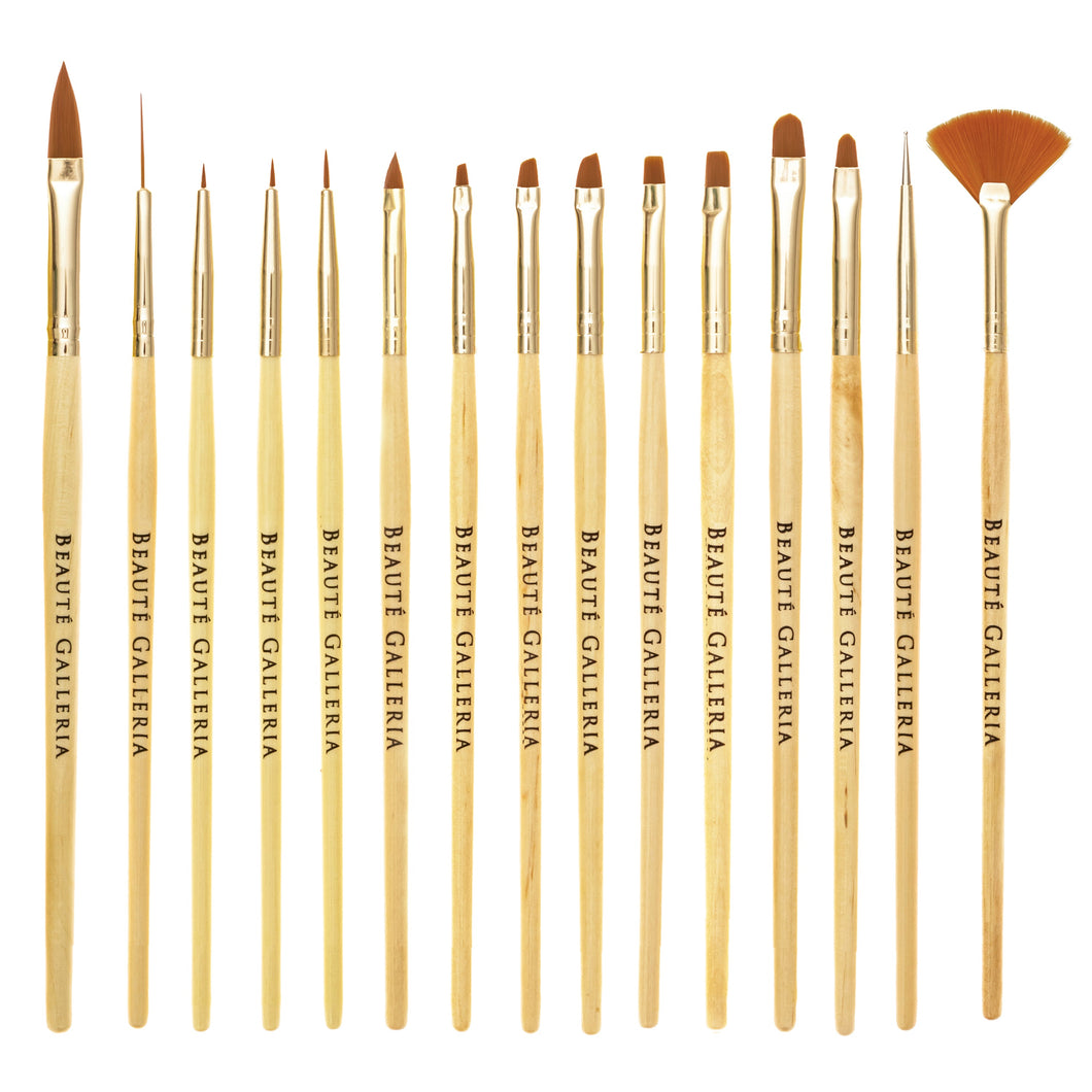 15 Pieces Nail Art Brush Set