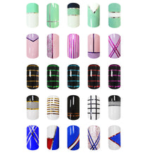 Load image into Gallery viewer, 30 Mixed Colors Nail Art Striping Tapes