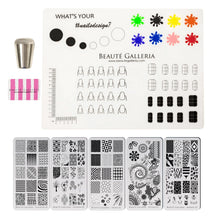 Load image into Gallery viewer, Bundle Premium Nail Art Stamping Set