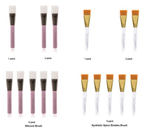 Load image into Gallery viewer, Facial Mask Brush Tool (Silicone Brush or Synthetic Nylon Bristles Brush)